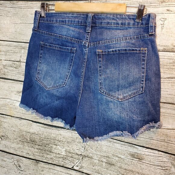 YMY DISTRESSED Dream Authentic Denim Shorts Size 9/29 - Picture 5 of 12